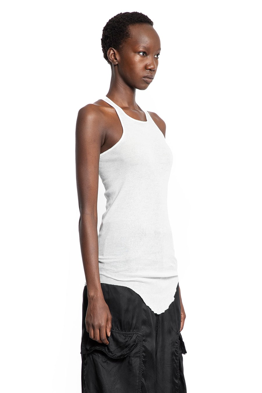 Rick Owens Concordians Basic Rib Tank, view 3