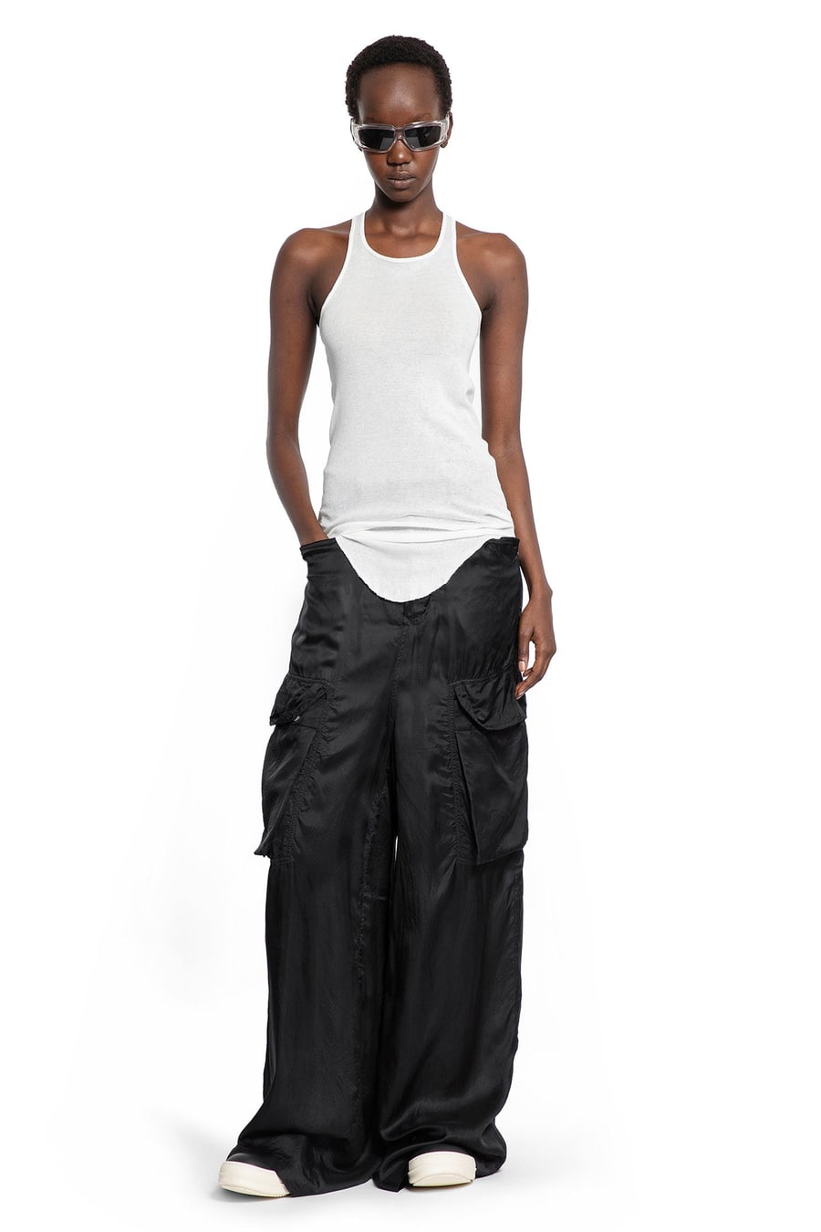 Rick Owens Concordians Basic Rib Tank, view 6