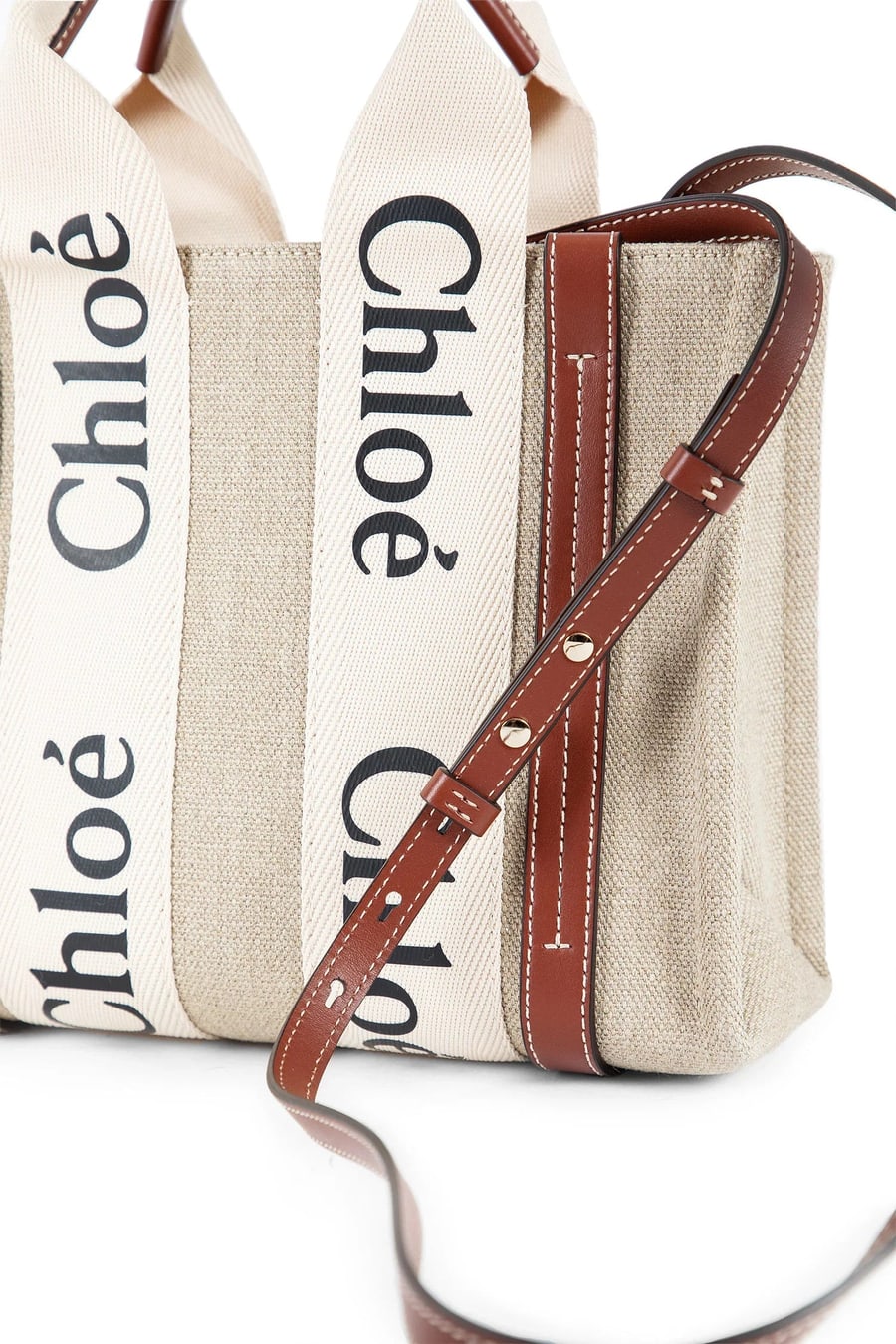 Chloé Small Woody Tote Bag, view 4