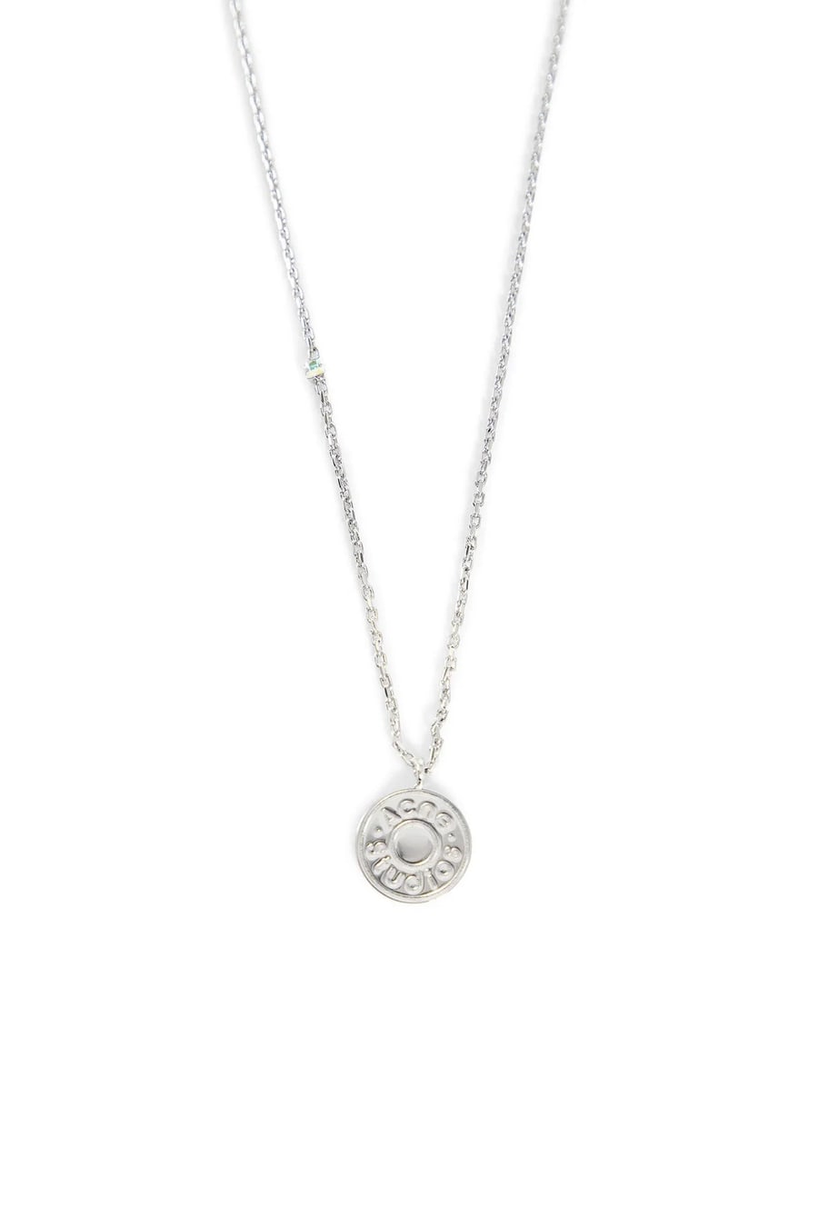 ACNE STUDIOS Denim Rivet Necklace, view 2