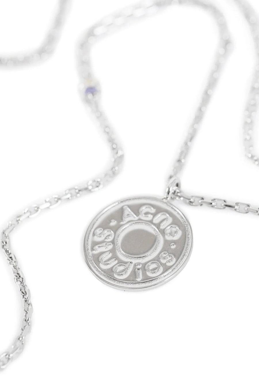 ACNE STUDIOS Denim Rivet Necklace, view 3