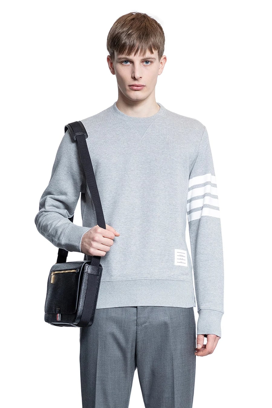 Thom Browne Loopback Jersey 4-Bar Sweatshirt