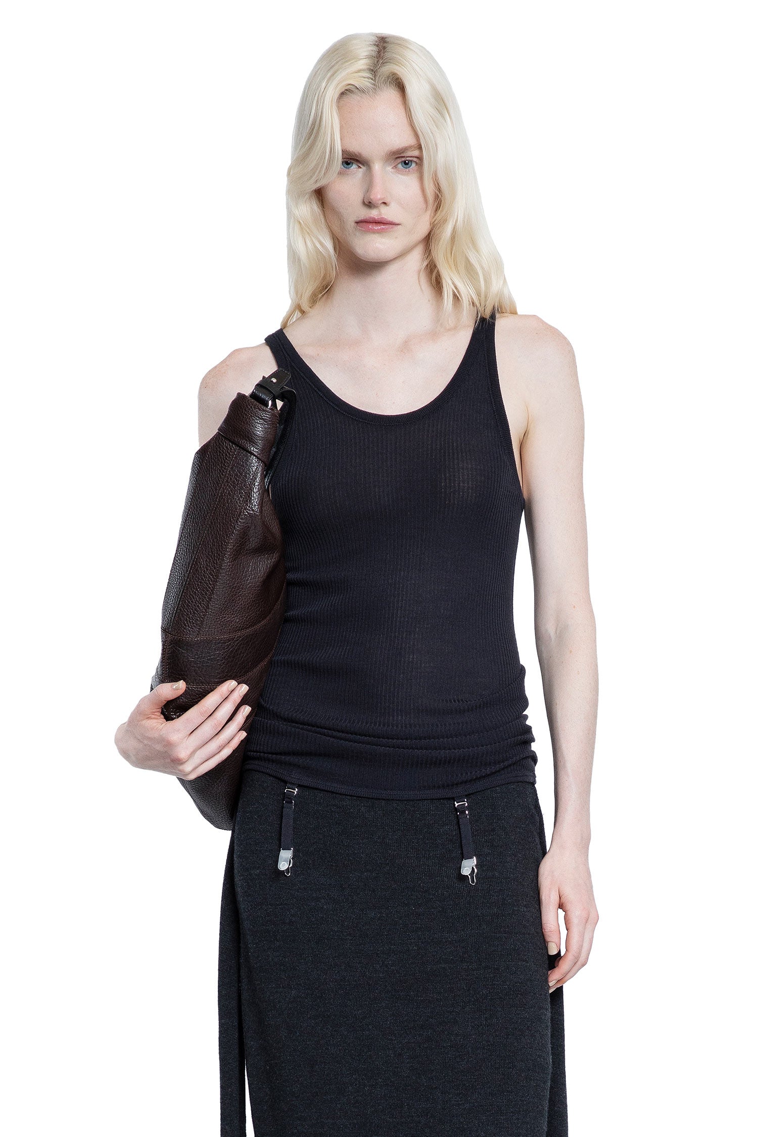 Lemaire Sleeveless Tank Top with Suspenders