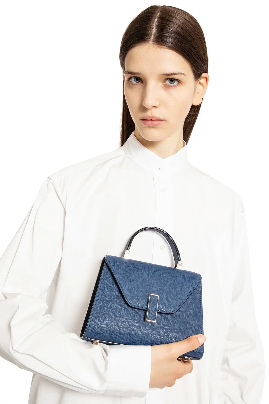 VALEXTRA Iside Crossbody Micro Bag, view 5
