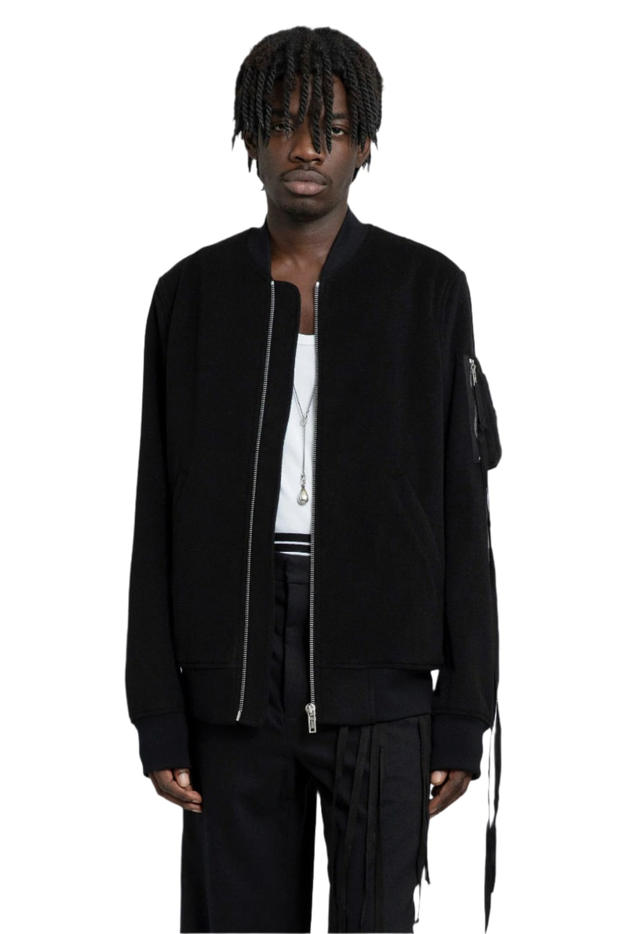 Ann Demeulemeester Dries Wool Felt Bomber
