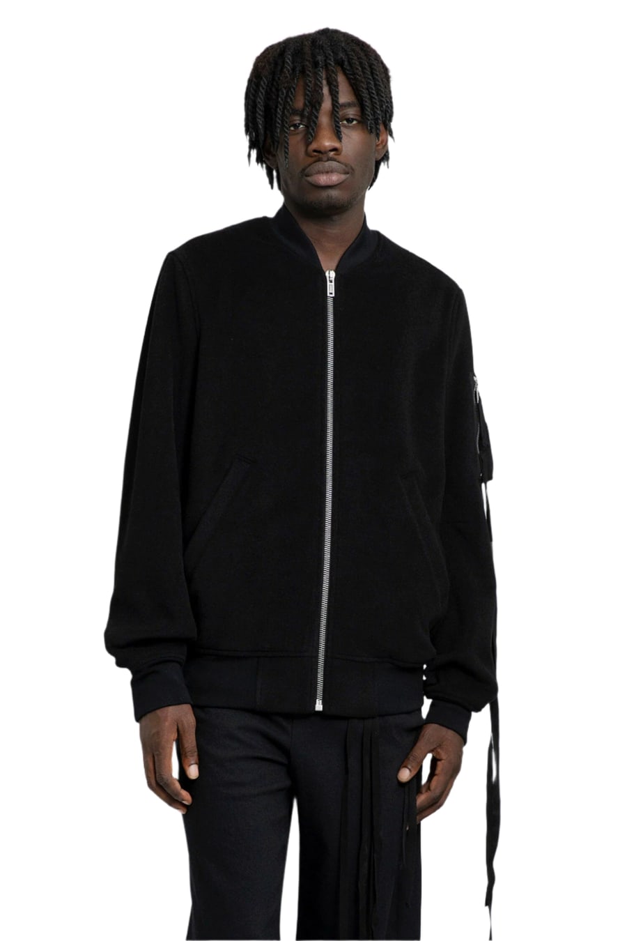 Ann Demeulemeester Dries Wool Felt Bomber, view 2