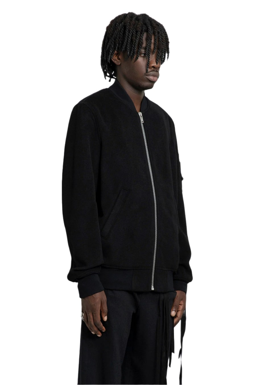 Ann Demeulemeester Dries Wool Felt Bomber, view 3