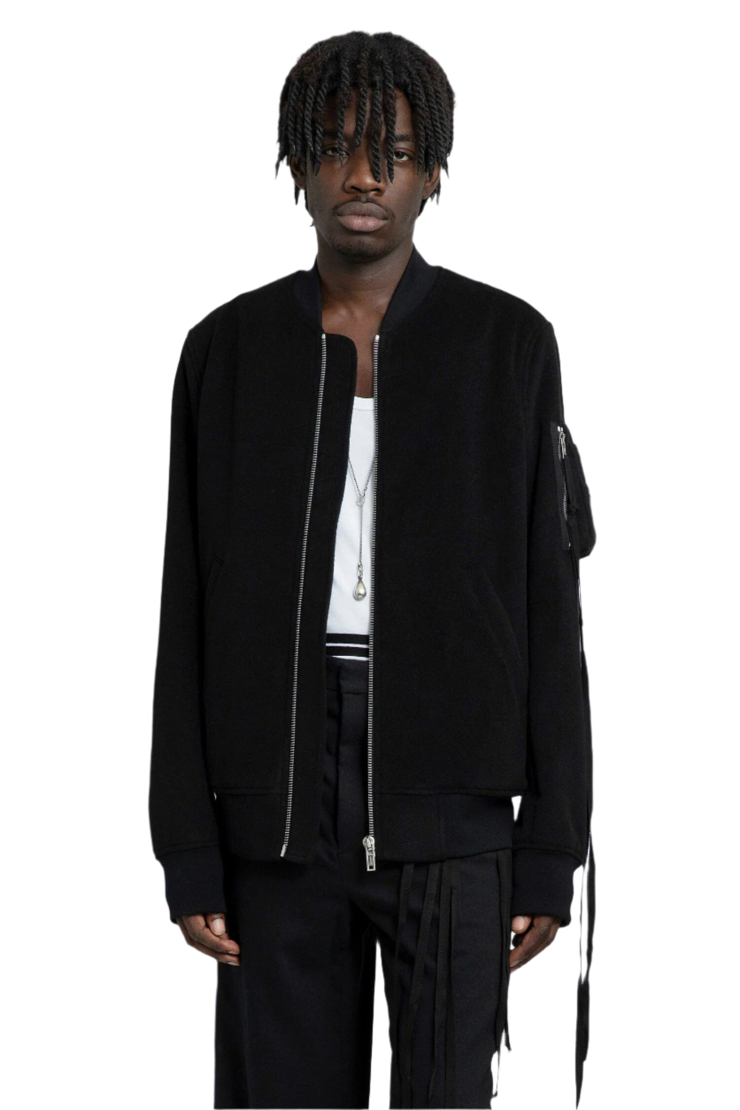Ann Demeulemeester Dries Wool Felt Bomber