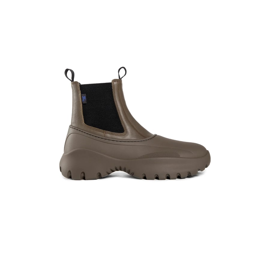 Burberry Leather Scoot Chelsea Boots, view 8