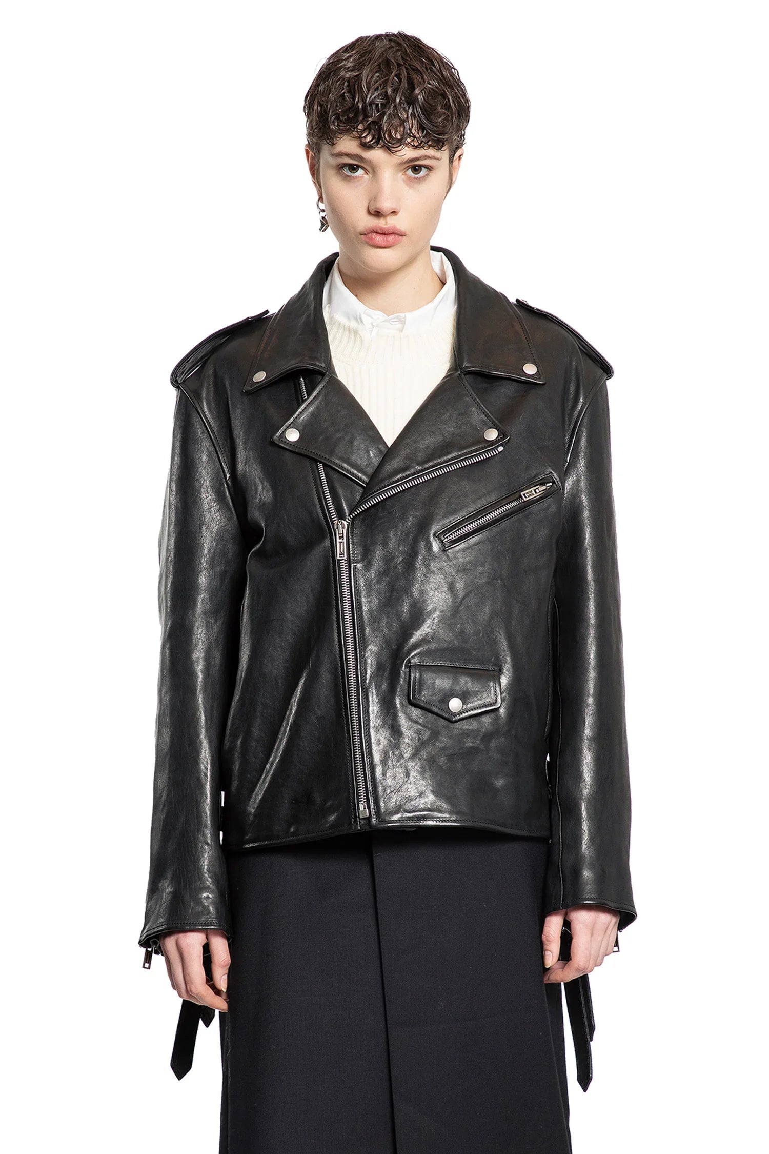 Ann Demeulemeester Anu Perfecto Jacket, view 2
