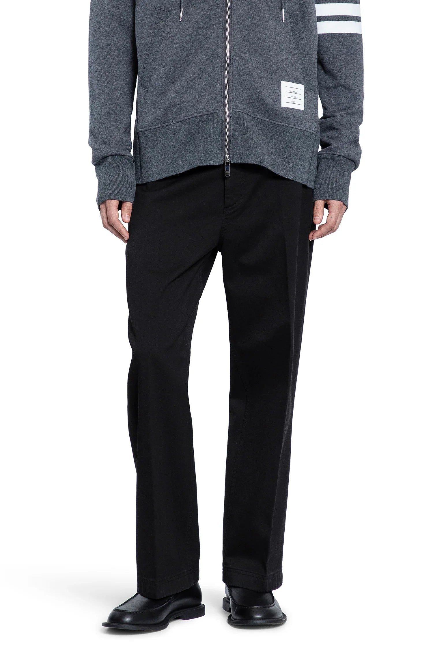 Thom Browne Garment Dyed Chinos in Cotton Twill