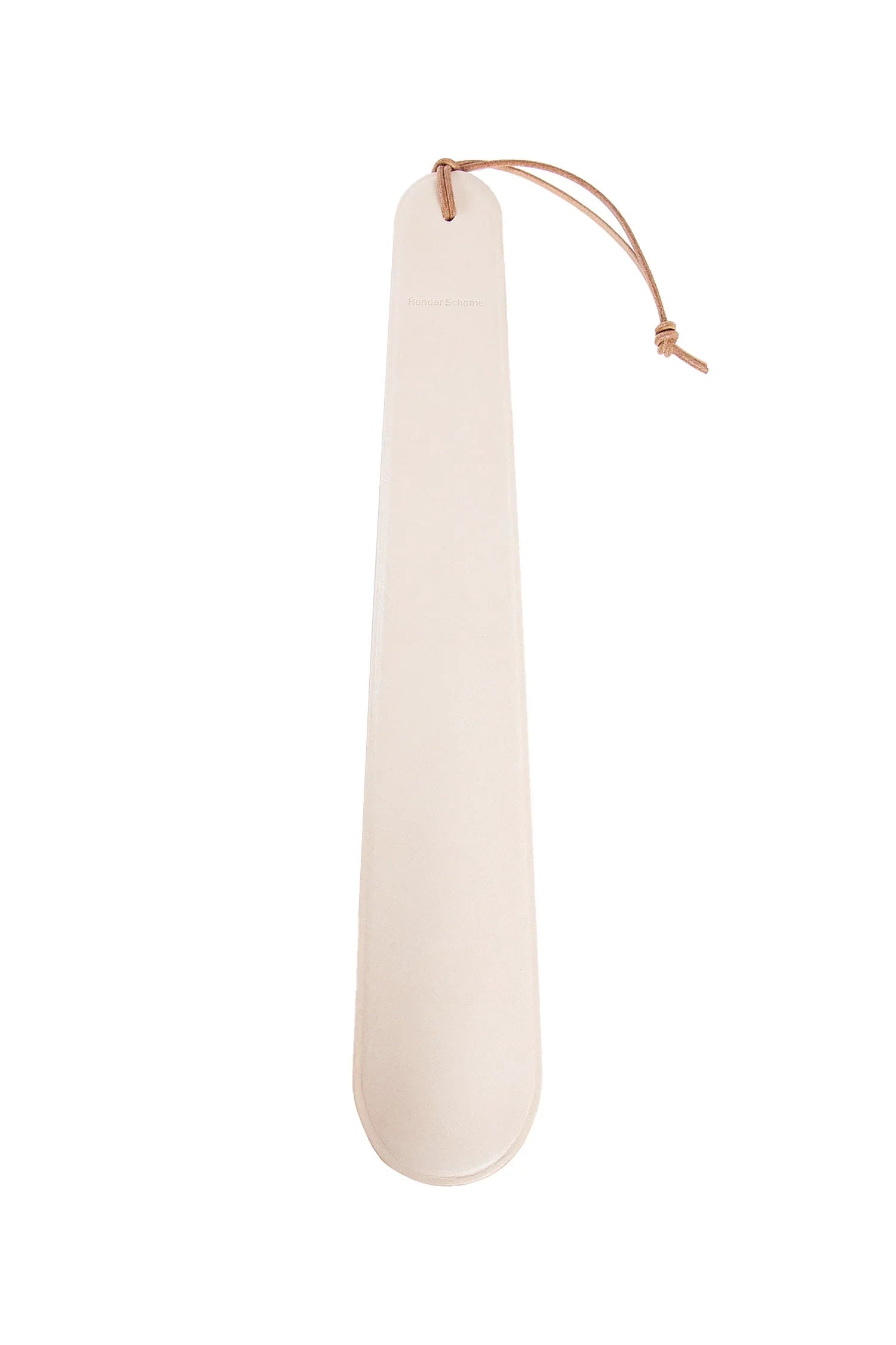 HENDER SCHEME Cream Leather Shoe Horn
