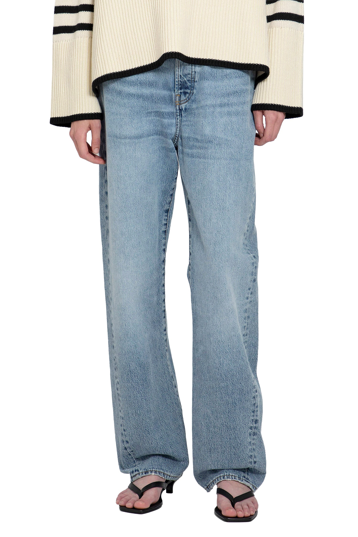 Toteme Twisted Seam Full-Length Jeans