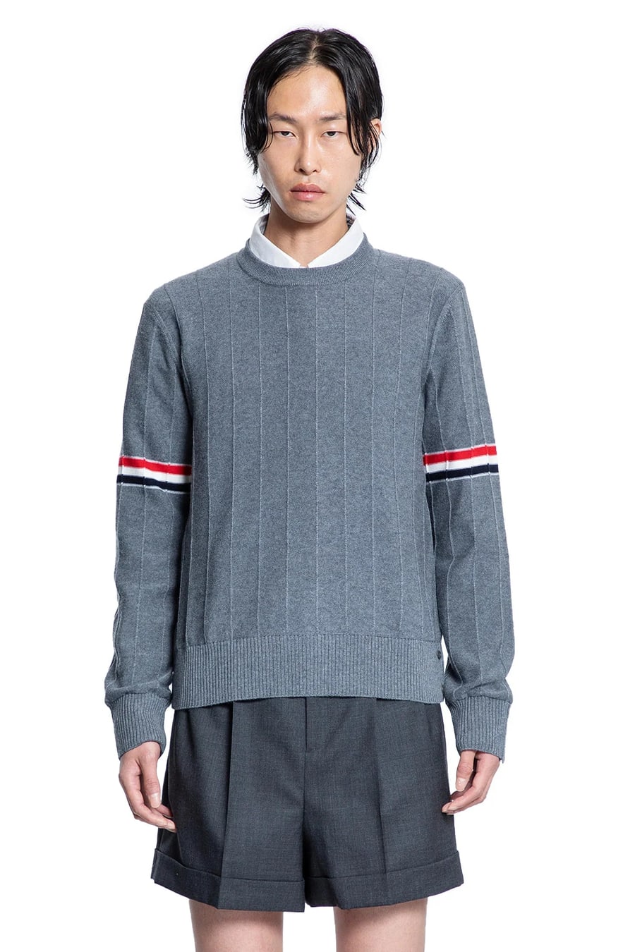 Thom Browne Wool Relaxed Sweater, view 2