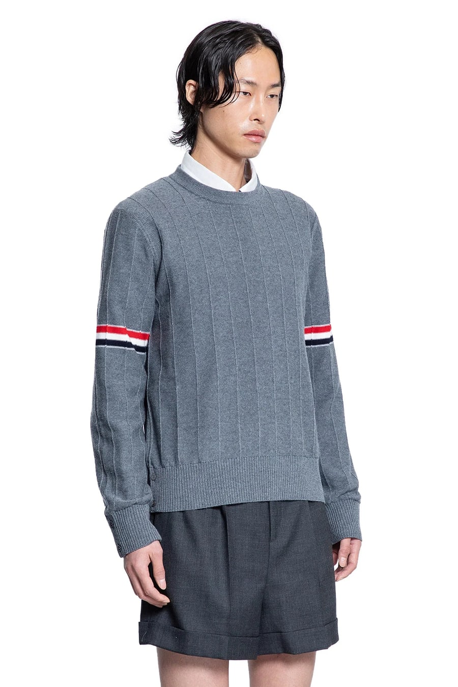 Thom Browne Wool Relaxed Sweater, view 3