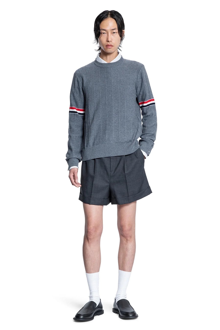 Thom Browne Wool Relaxed Sweater, view 5