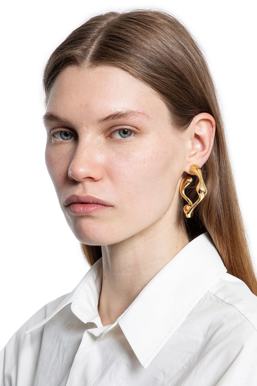 MARIA BLACK Splash Hoop Large earring, view 3