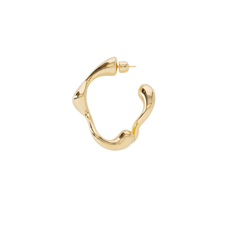 MARIA BLACK Splash Hoop Large earring, view 4
