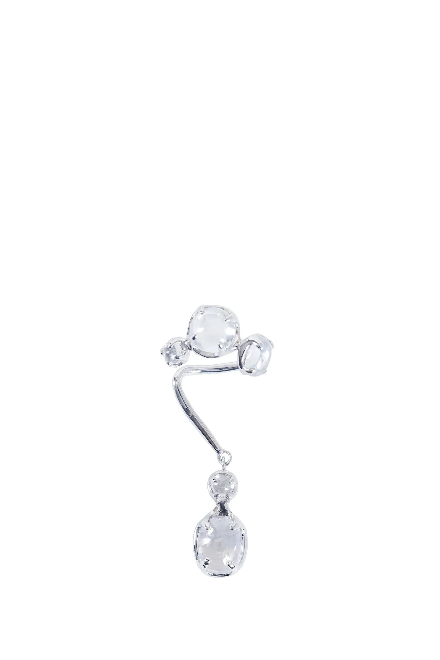 ALAN CROCETTI Clear Drip Ear Cuff (Left)