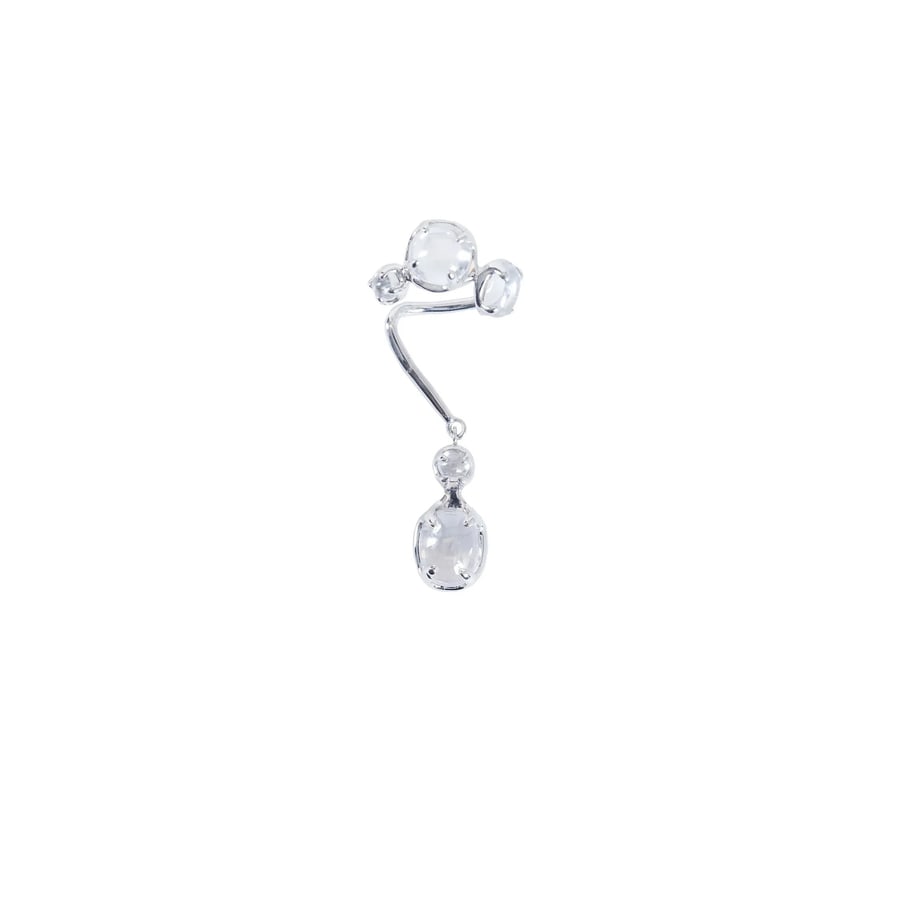 ALAN CROCETTI Clear Drip Ear Cuff (Left), view 4