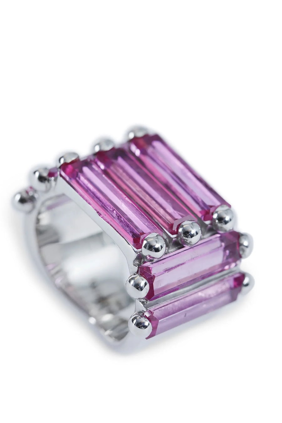 ALAN CROCETTI Crystallised Armour Ring, view 4