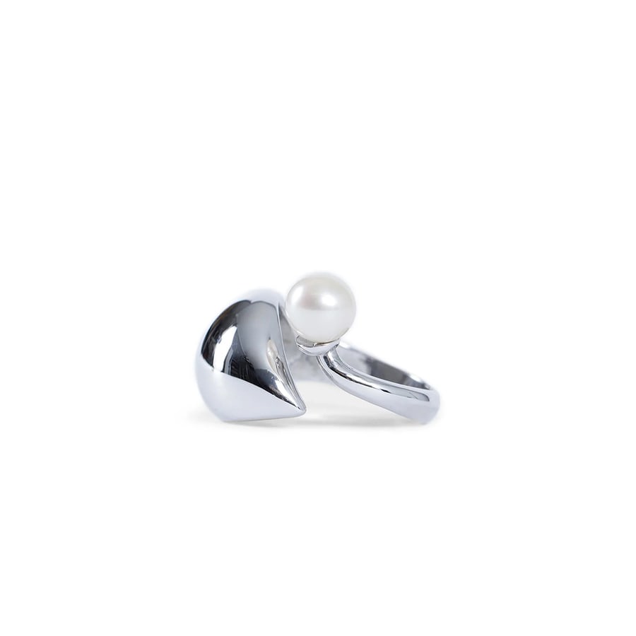 ALAN CROCETTI Blown Alien Pearl Ring, view 5