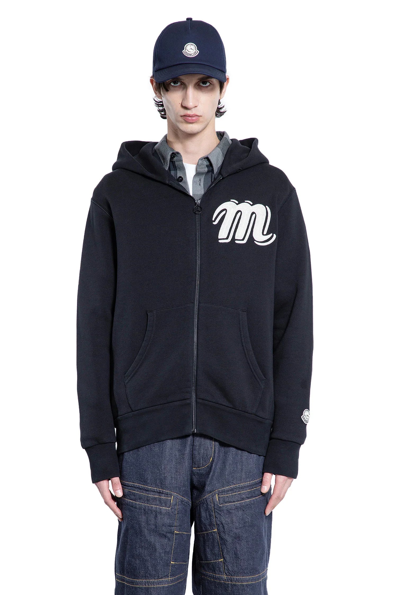 MONCLER GENIUS Mercedes-Benz by Nigo Collaboration Zip-Up Hoodie