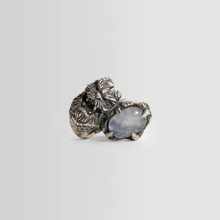 KD2024 RING DRAGON 1 STONE MOONSTONE, view 6