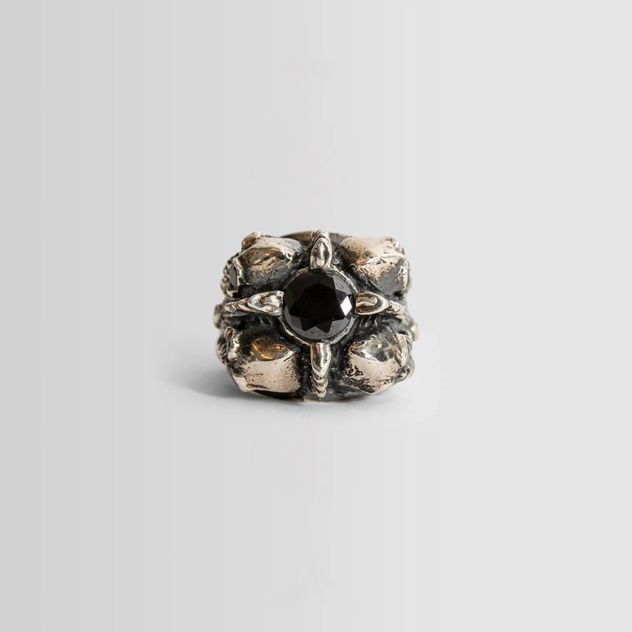 KD2024 RING 4 ALIEN ALL SILVER ONIX, view 5