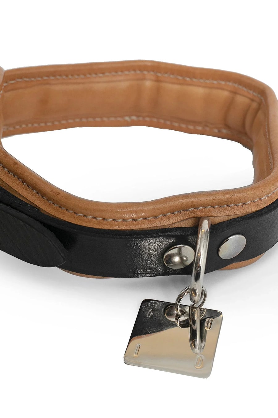 GUIDI Leather Dog Collar, view 4