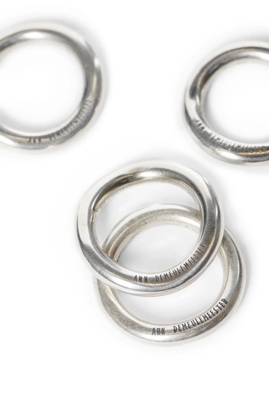 Ann Demeulemeester Herta 4 Piece Ring Set, view 3