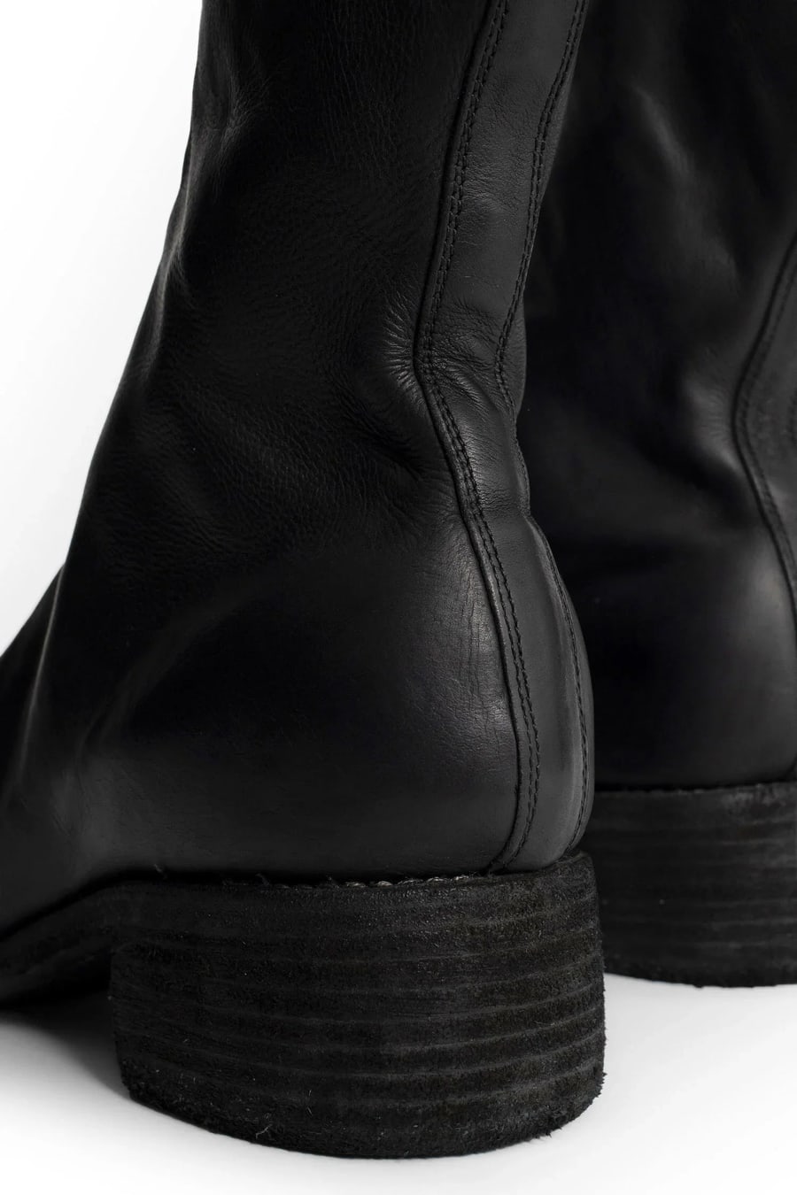 GUIDI Pl2 Leather Ankle Boots, view 6