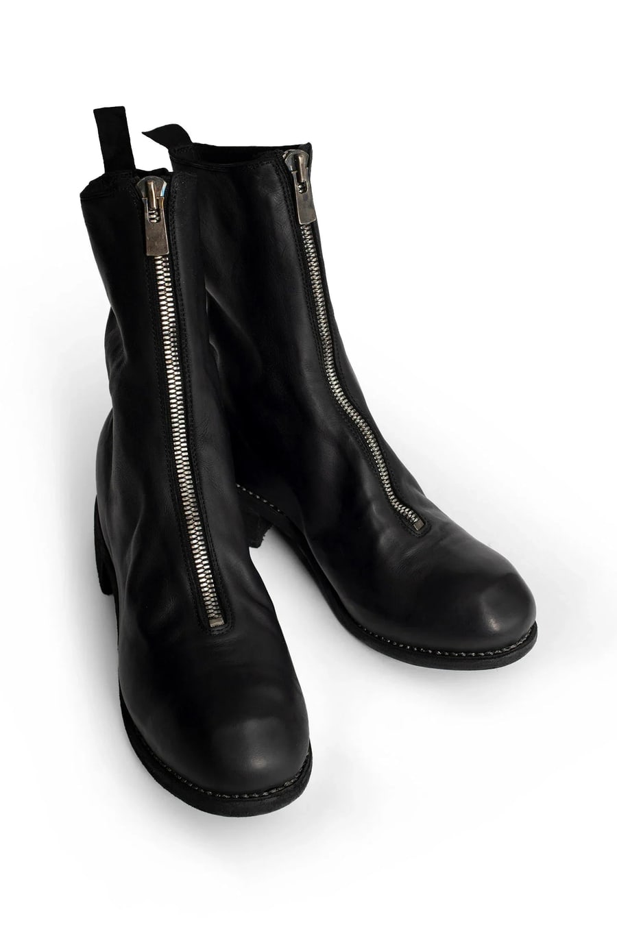 GUIDI Pl2 Leather Ankle Boots, view 7