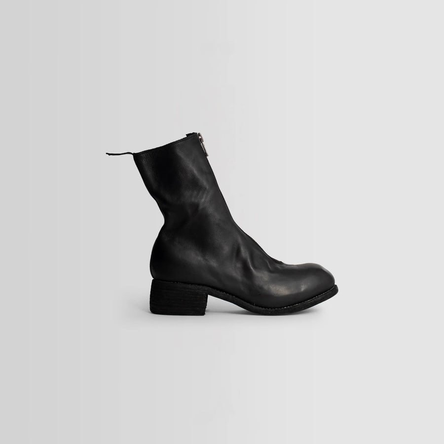 GUIDI Pl2 Leather Ankle Boots, view 8