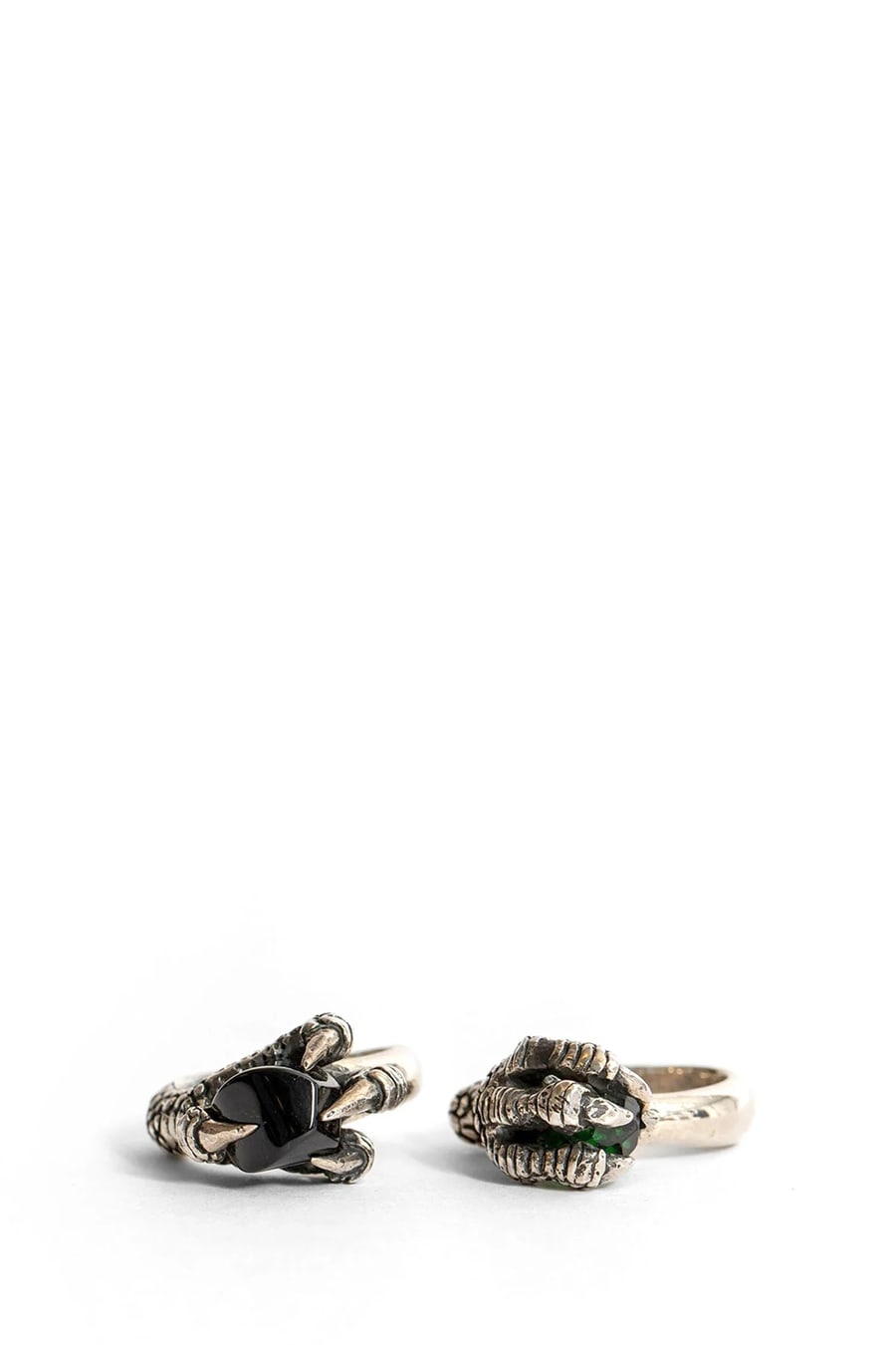 KD2024 SET 2 RING CLAW HUMAN ONYX, view 2