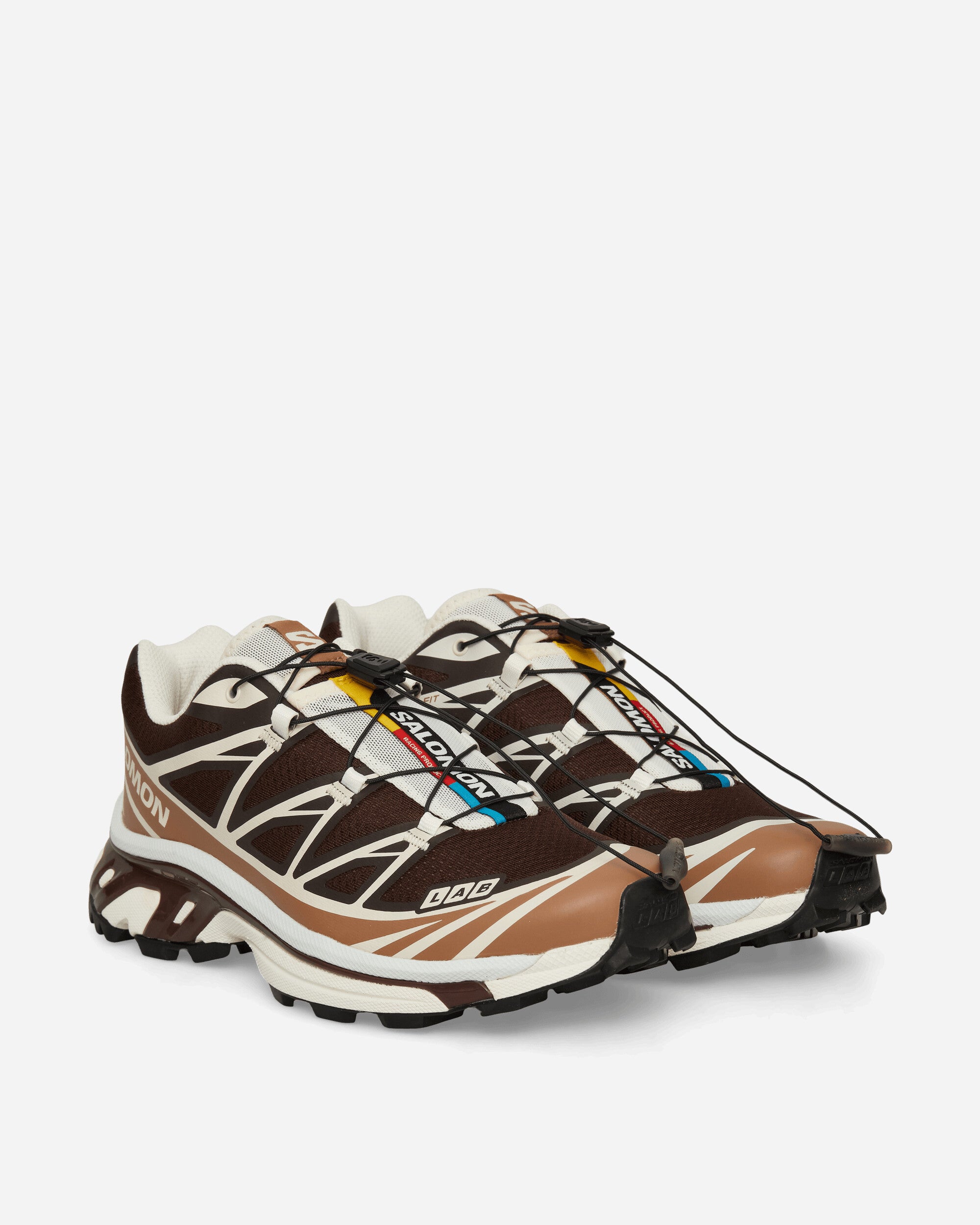 Salomon XT-6 Sneakers Black Coffee / Burro / Bitter Chocolate, view 2