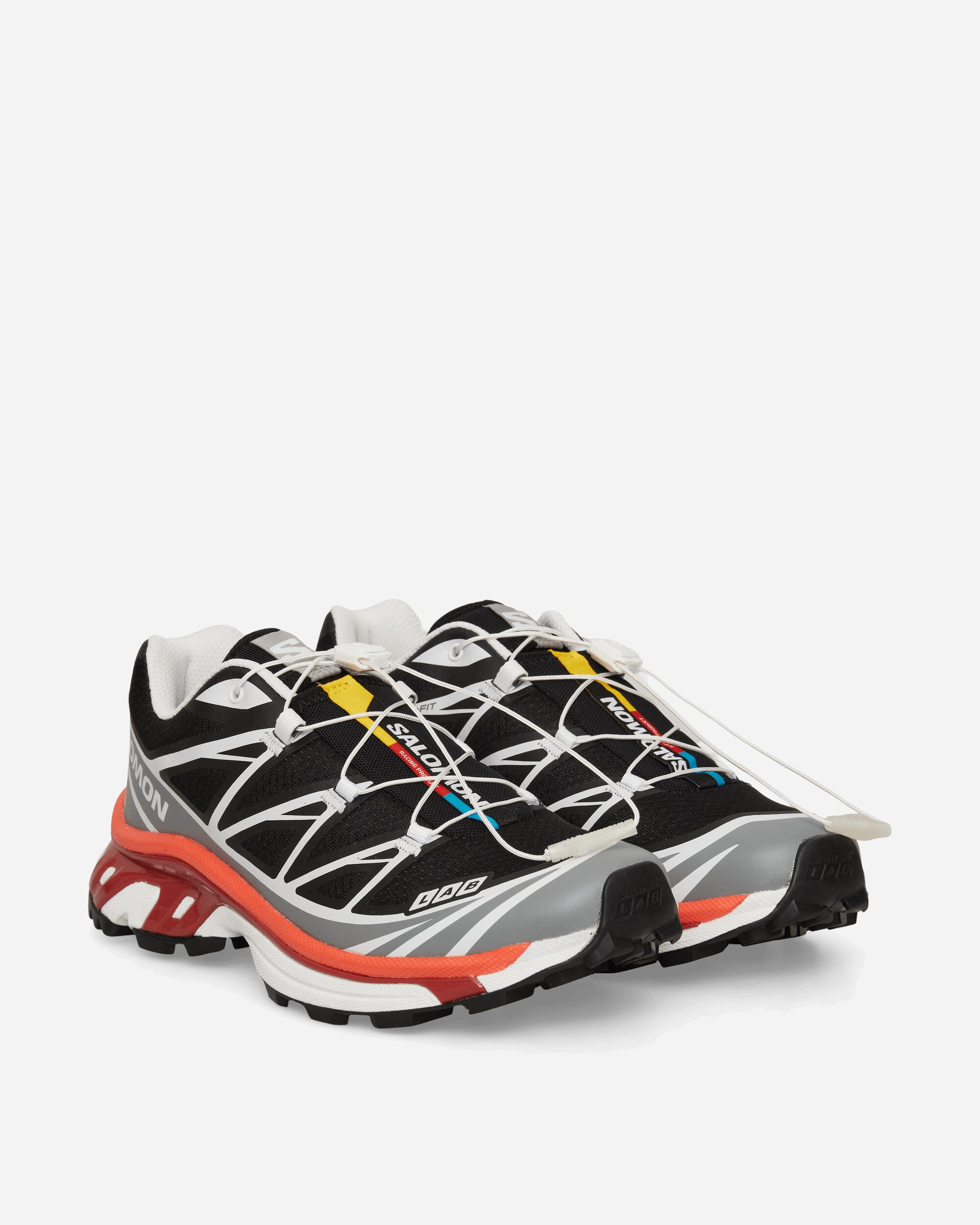 Salomon XT-6 Sneakers Alloy / Black / Lava Falls, view 2