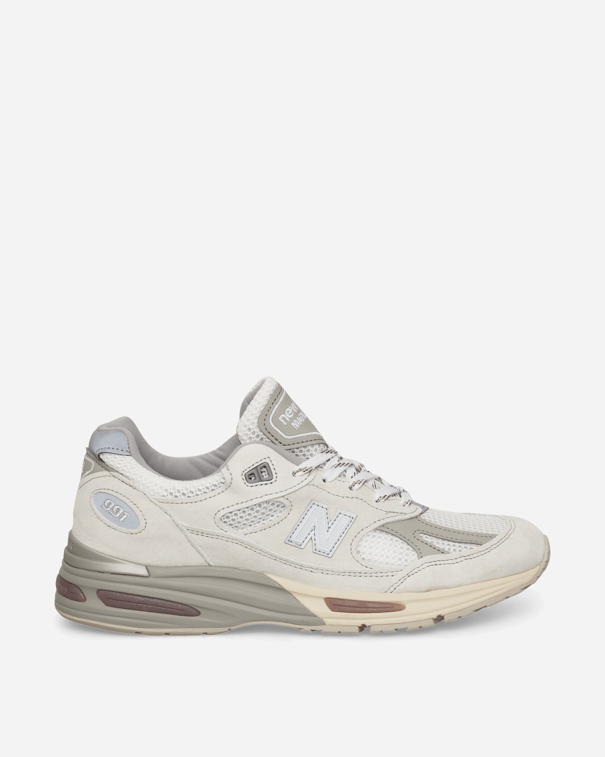 New Balance Made in UK 991v2 Sneakers Wind Chime / Brilliant White / Flint Gray