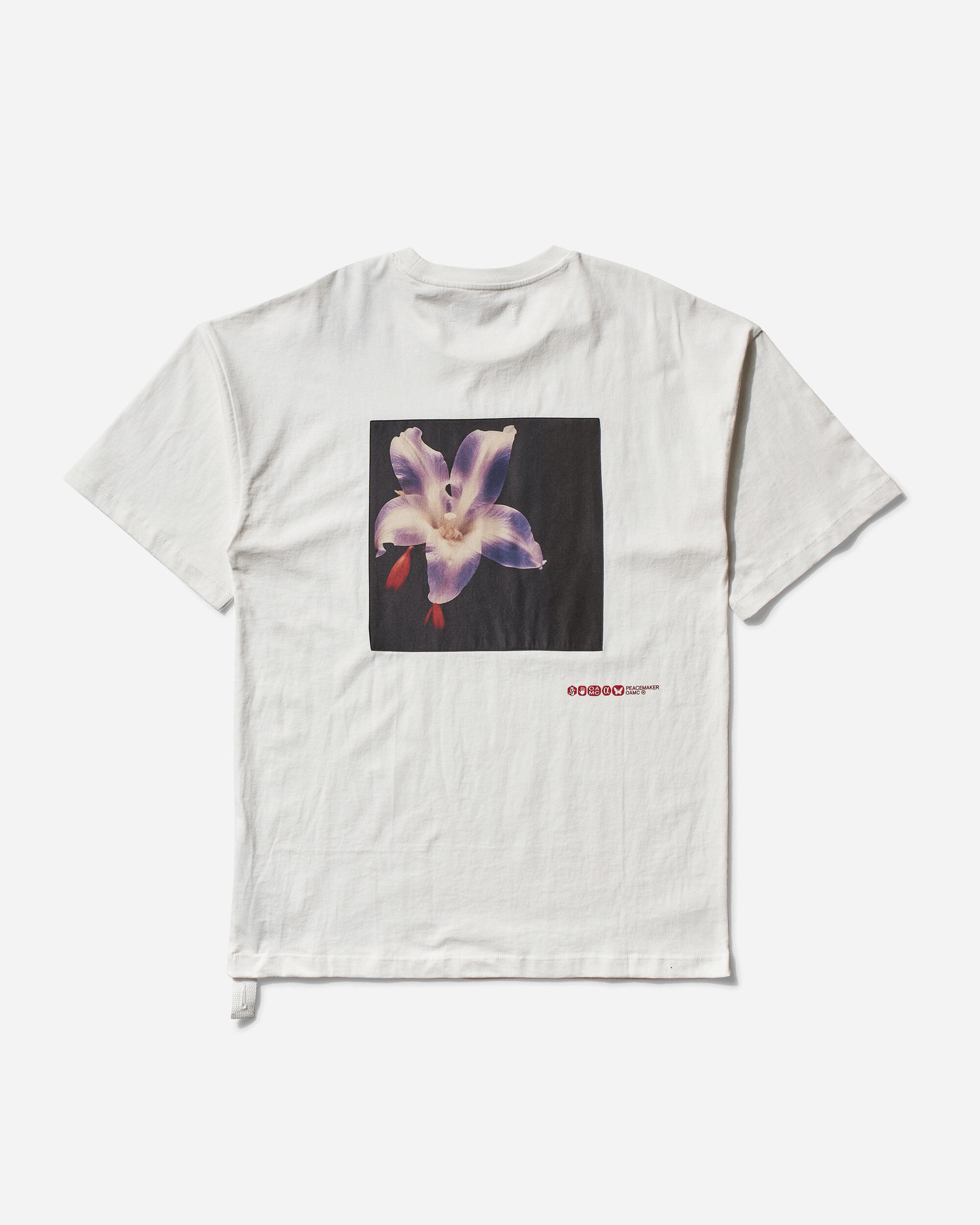 OAMC Peacemaker Men's Flower T-Shirt Snow White, view 2