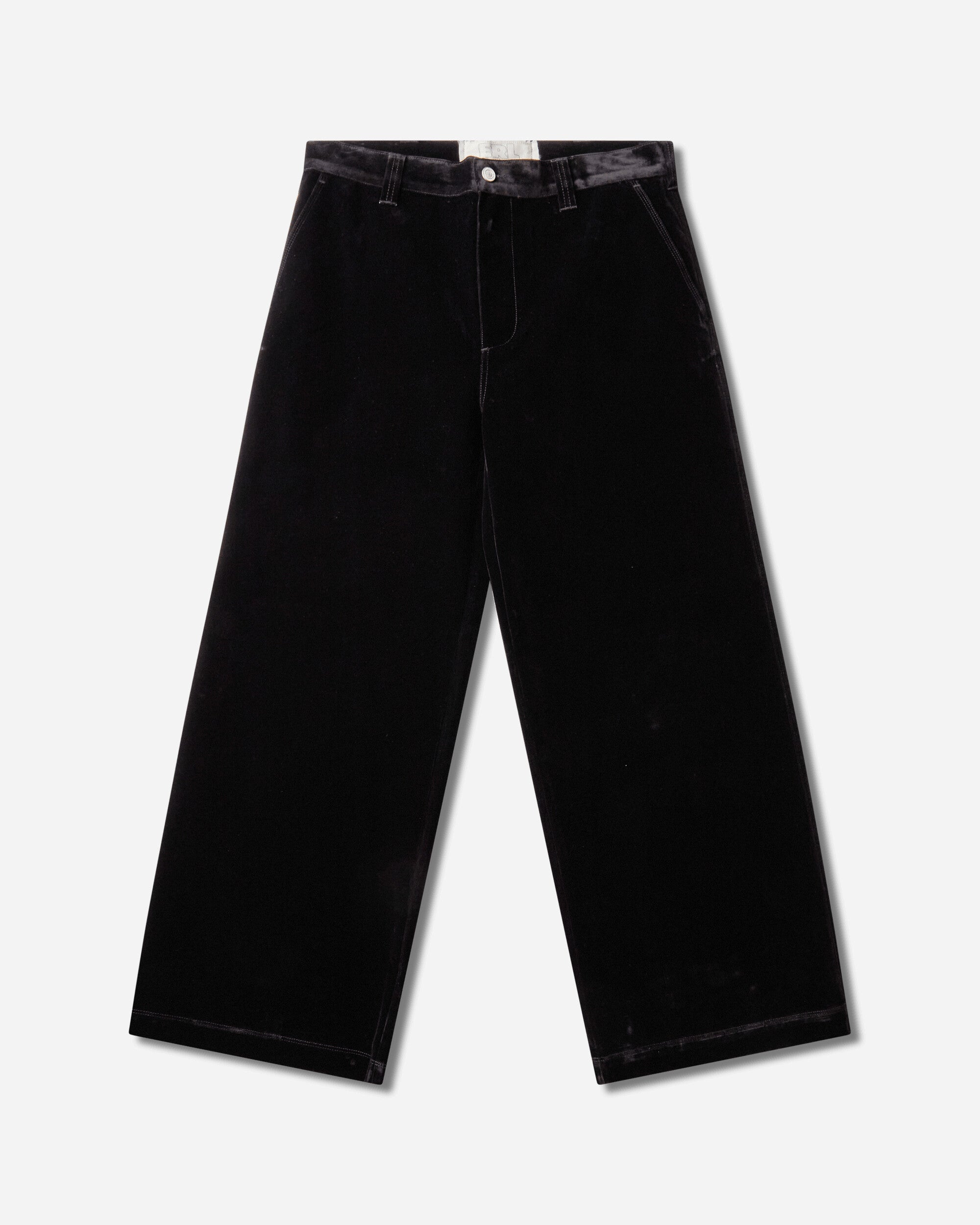 ERL Flocked Denim Chino Pants Black
