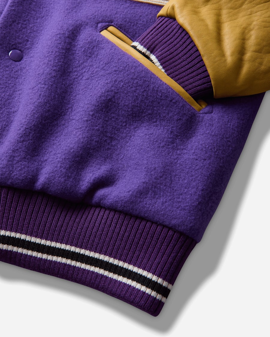 ERL Varsity Jacket Purple, view 4