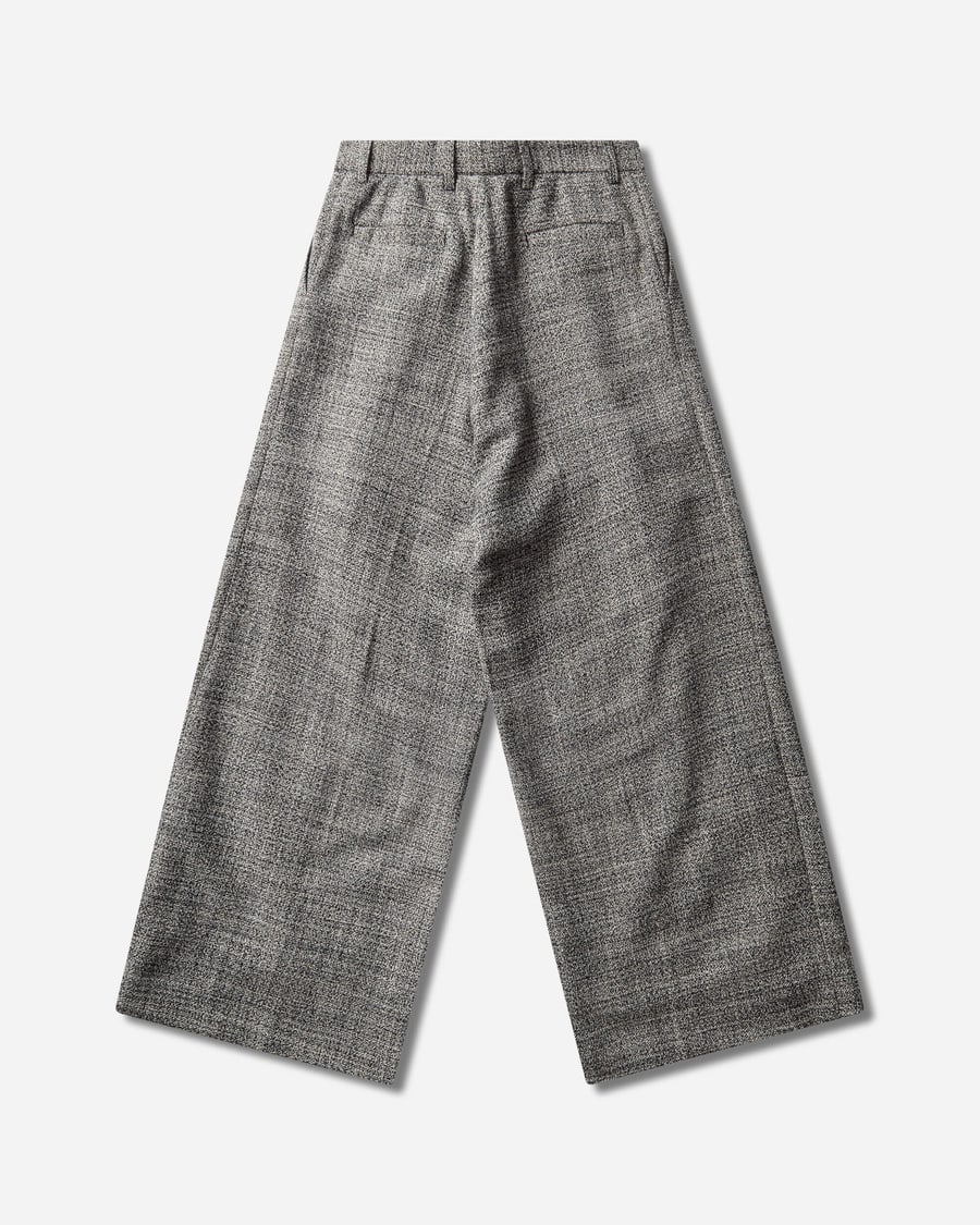 ERL Tweed Pants Black / White