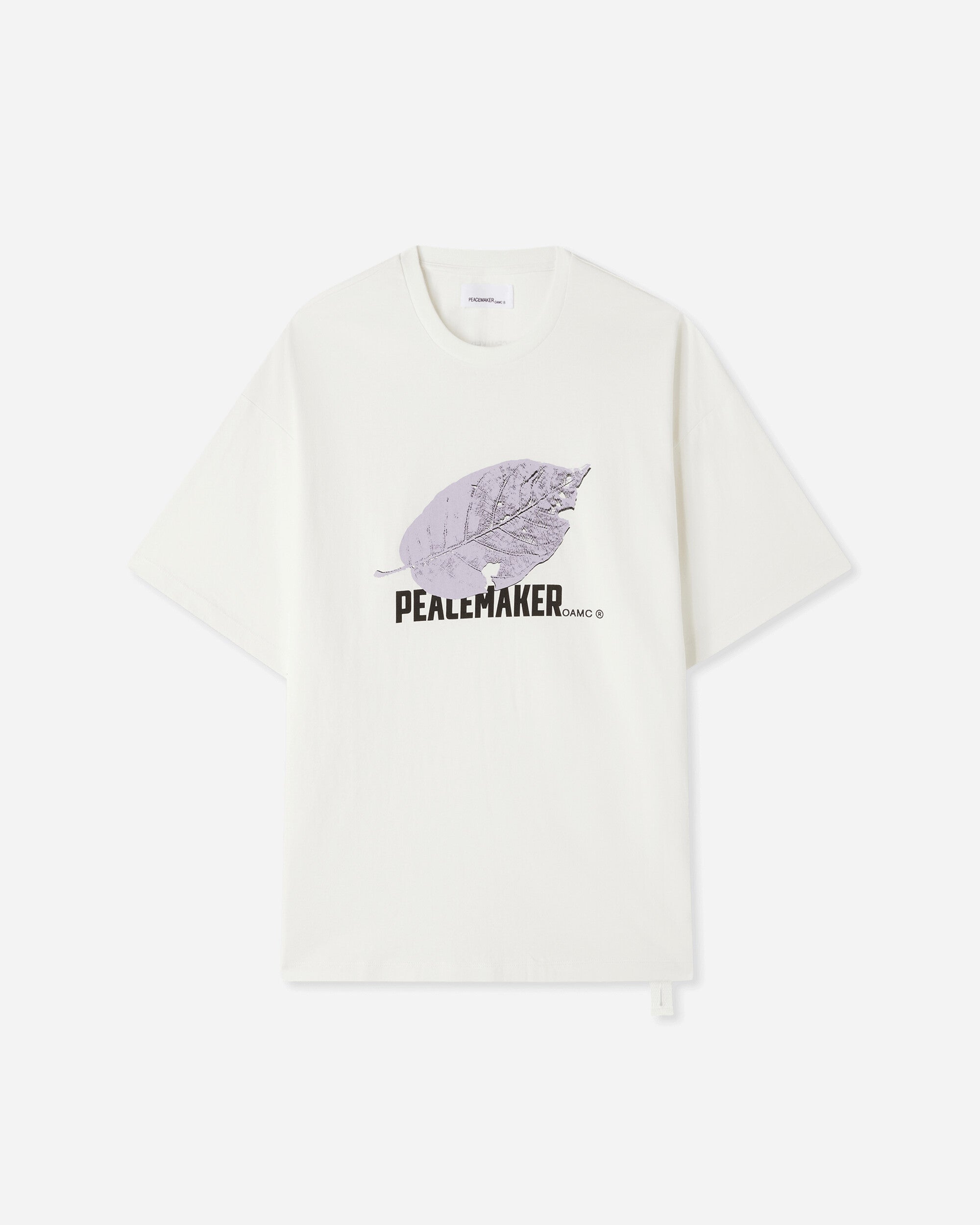 OAMC Peacemaker Men's Leaf T-Shirt Snow White