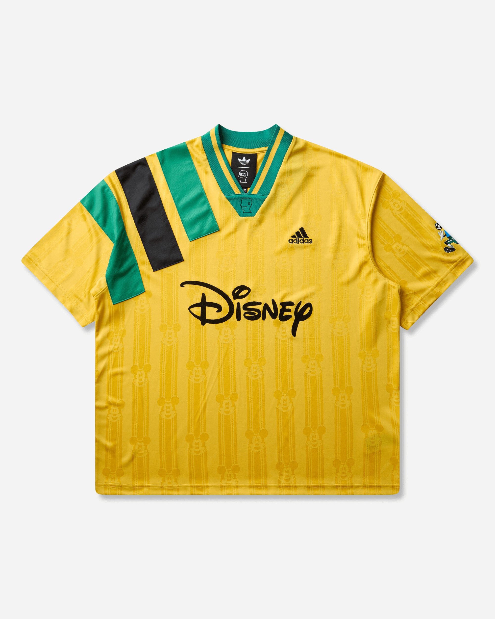 adidas Brain Dead x Disney Football Jersey Bold Gold