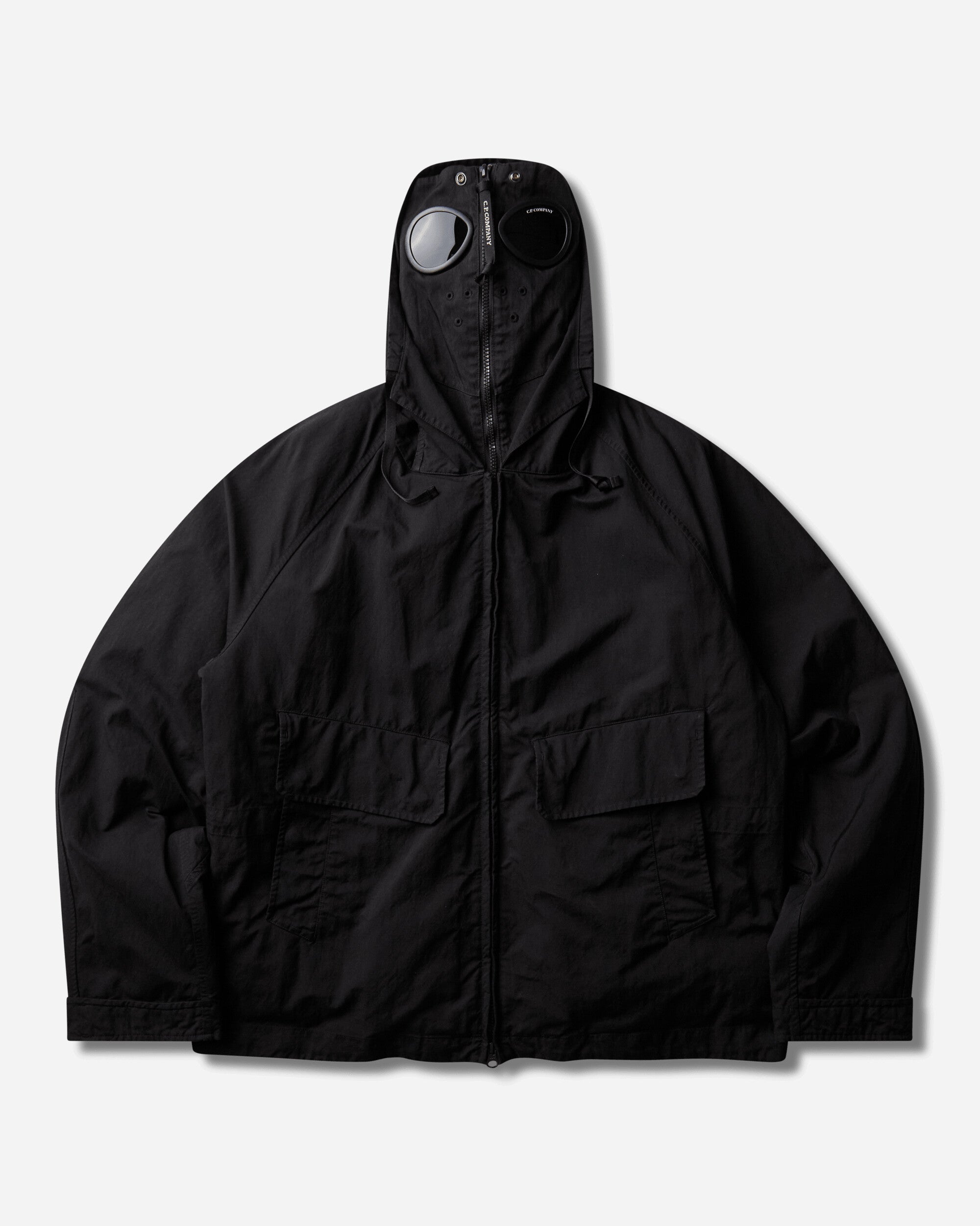 C.P. Company Men's Twill Mixed Explorer Jacket Black