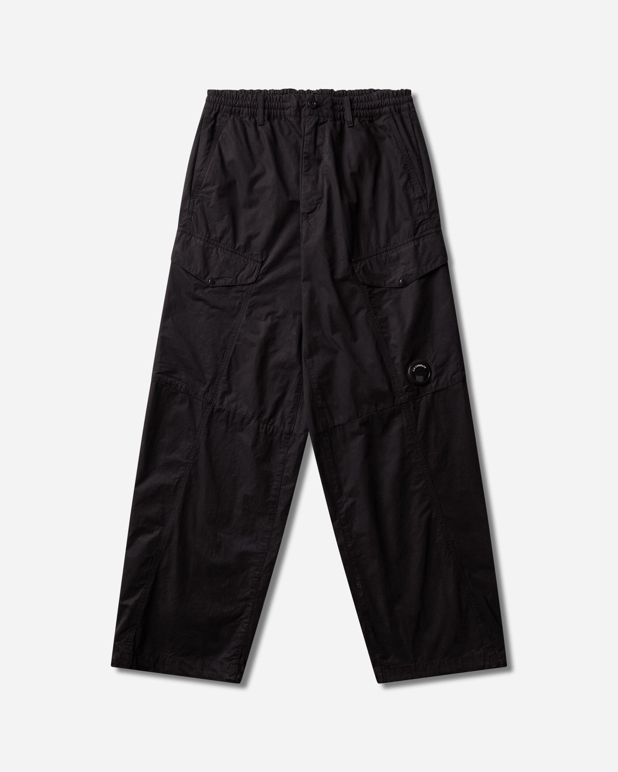 C.P. Company Men's Microreps Boxy Cargo Pants Black