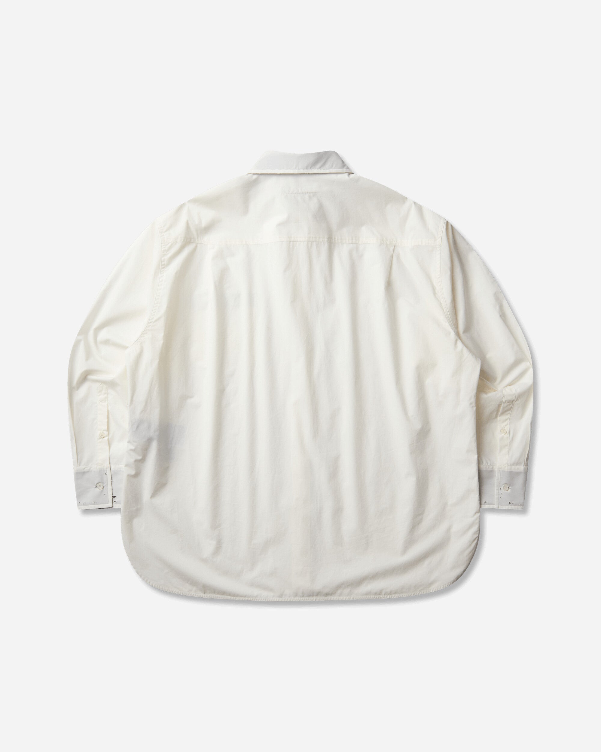 MM6 Maison Margiela Men's Cotton Poplin Shirt Off White, view 2