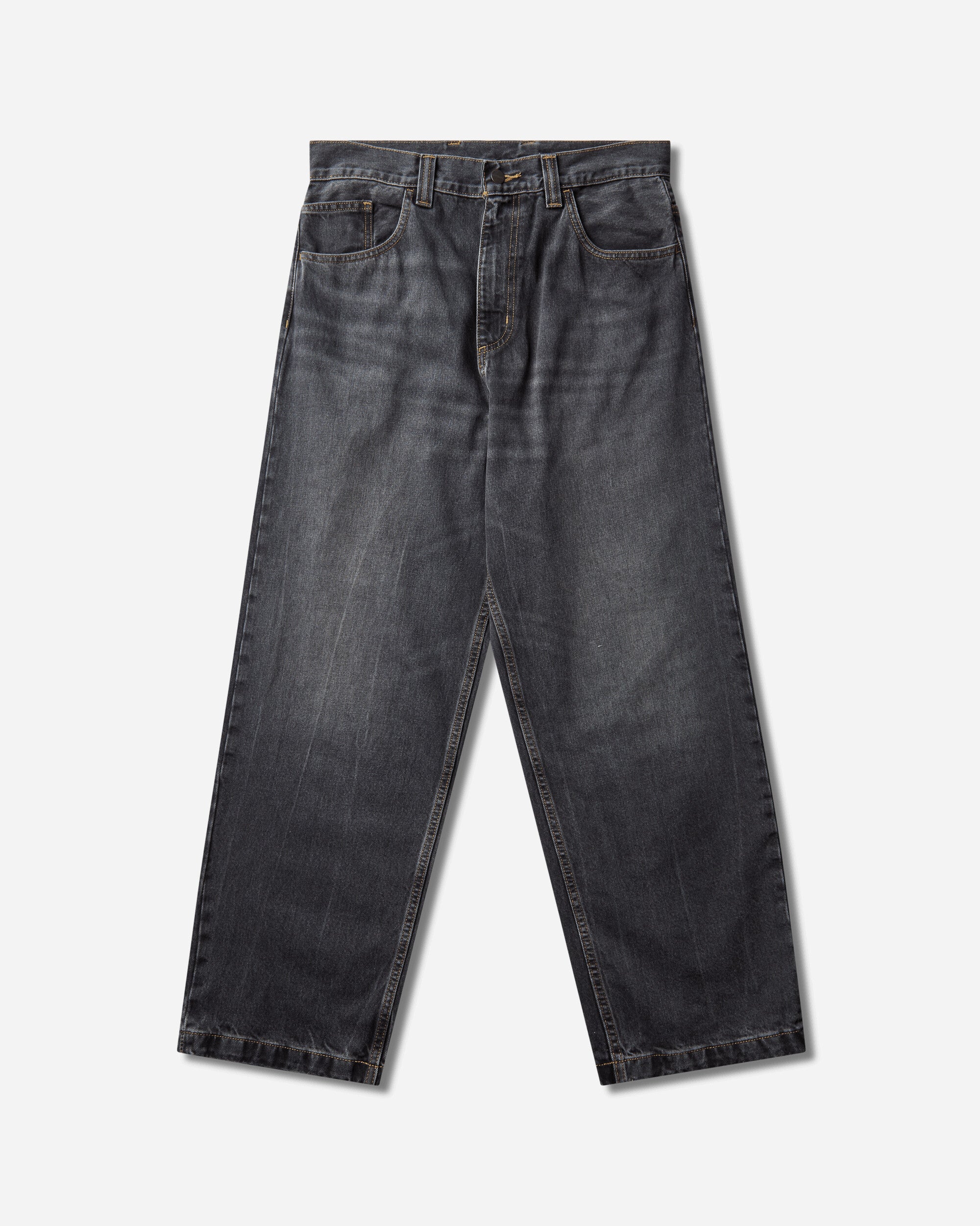 Carhartt WIP Men's Brandon Pants Black (Marble Used Wash)