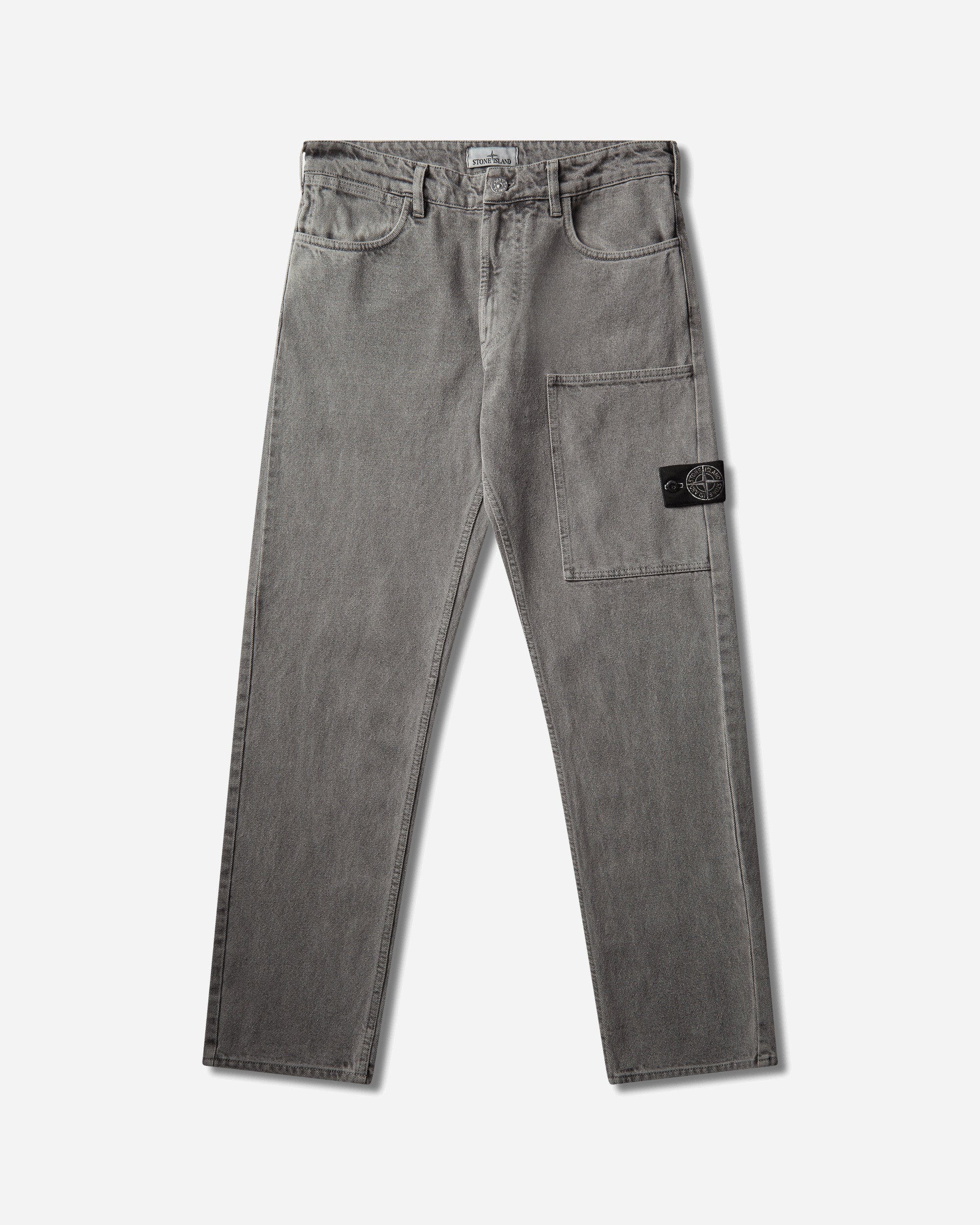 Stone Island Men's Mineral Dyed Chino Trousers Grey
