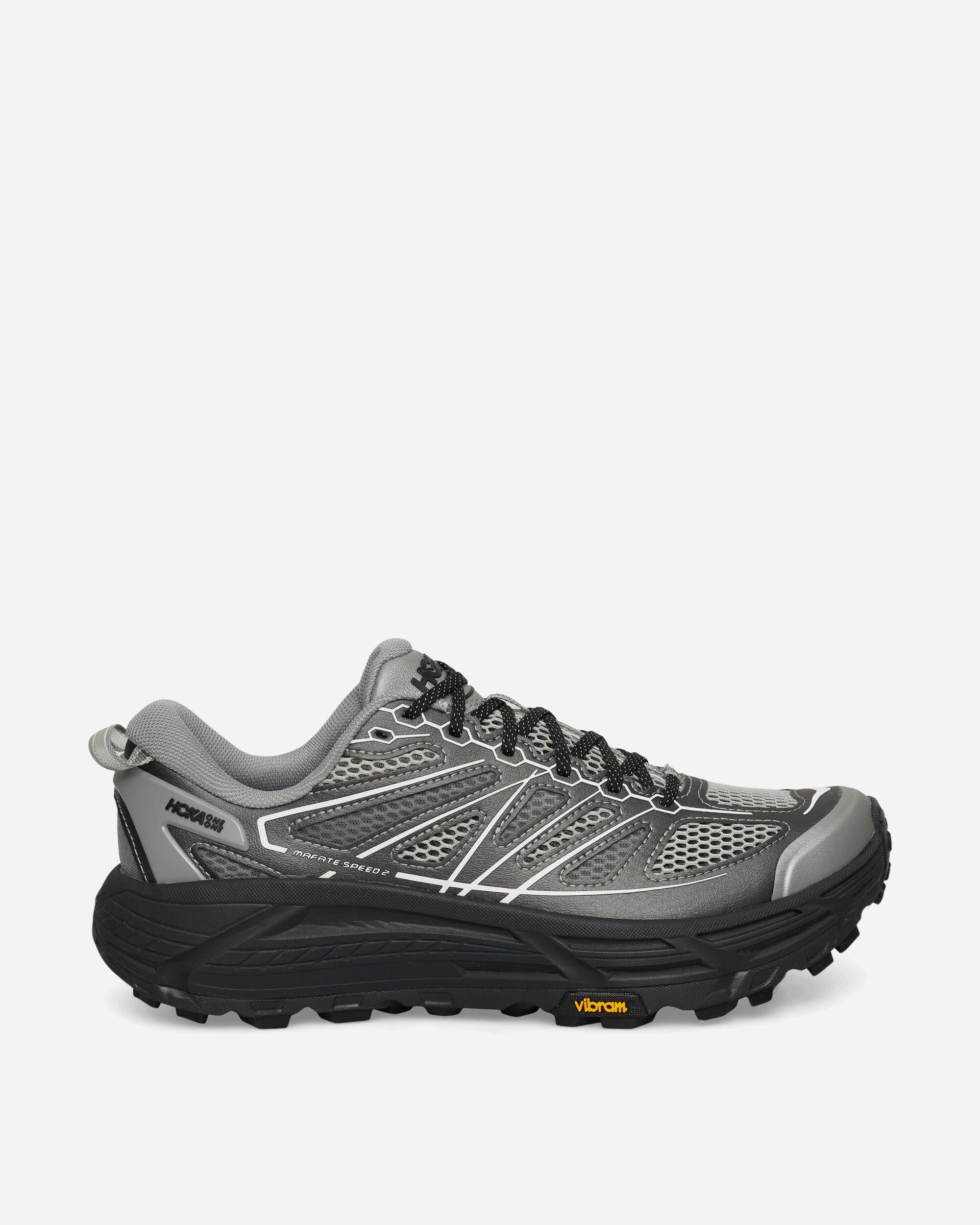 Hoka One One Stealth / Tech Mafate Speed 2 Sneakers Galactic Grey / Black